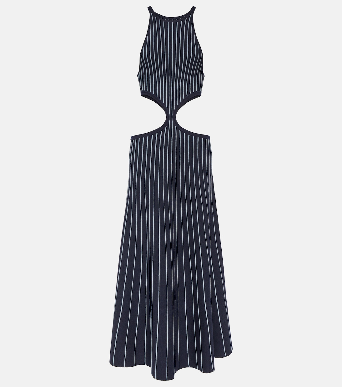 Tam striped cutout wool and silk maxi dress | Gabriela Hearst