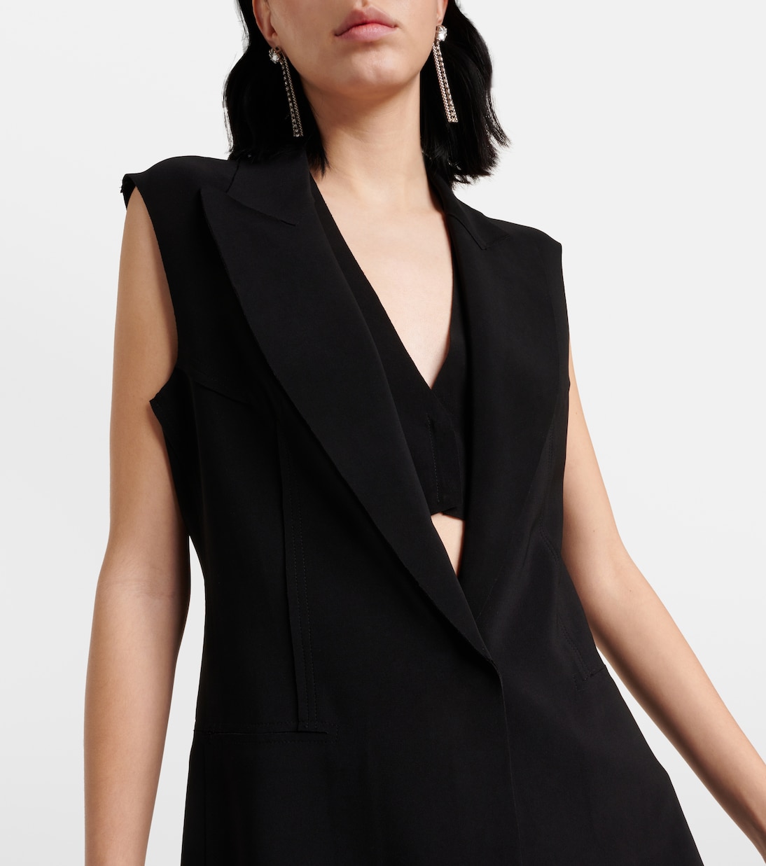 Weste aus Jersey | Norma Kamali
