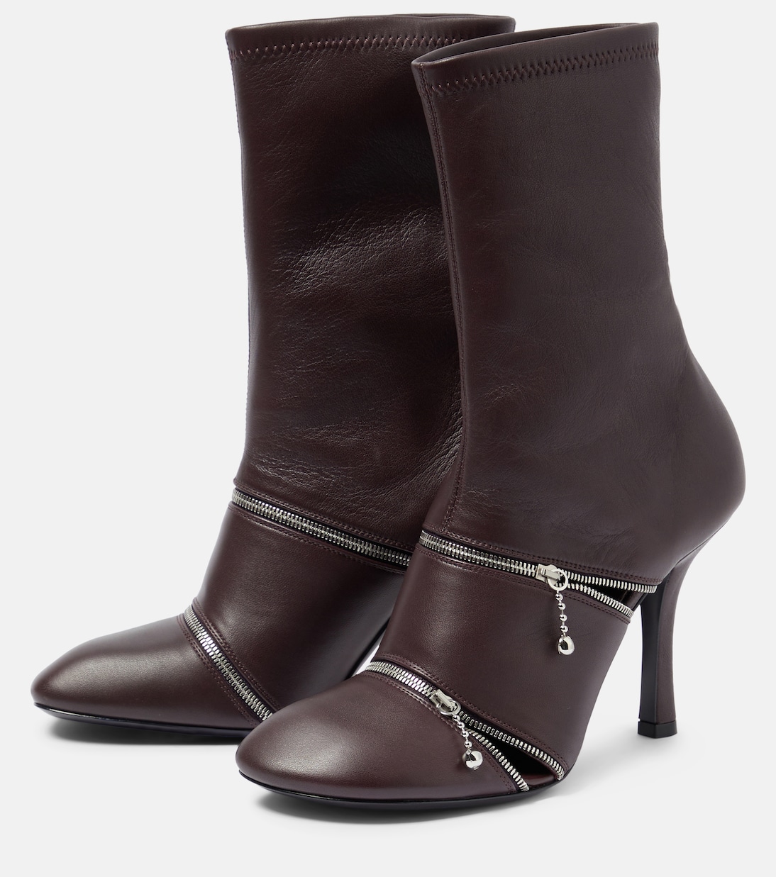 Stivaletti Peep in pelle | Burberry