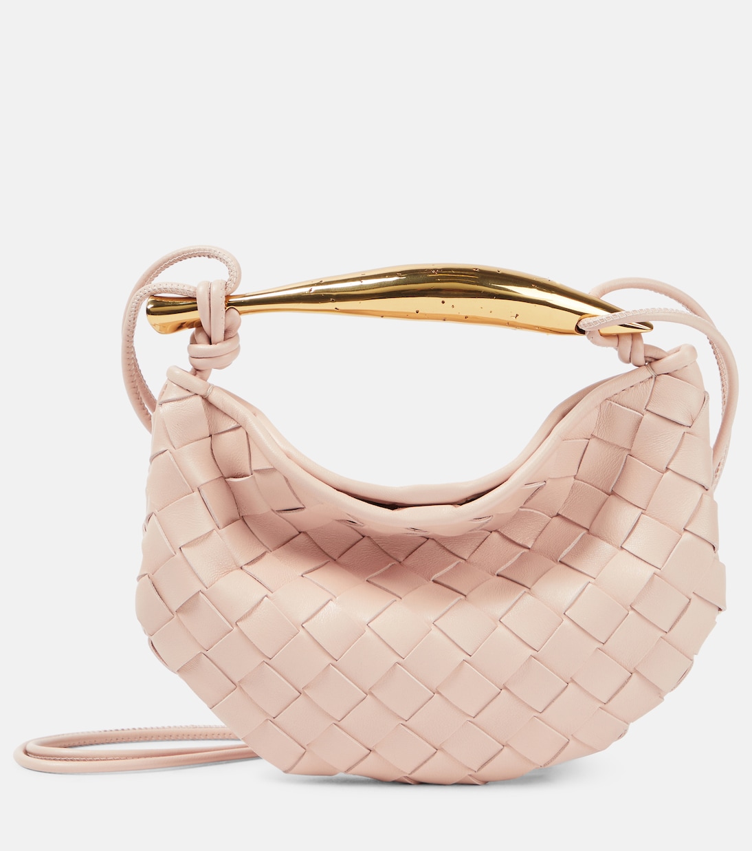 Sardine Intrecciato Baby leather crossbody bag | Bottega Veneta