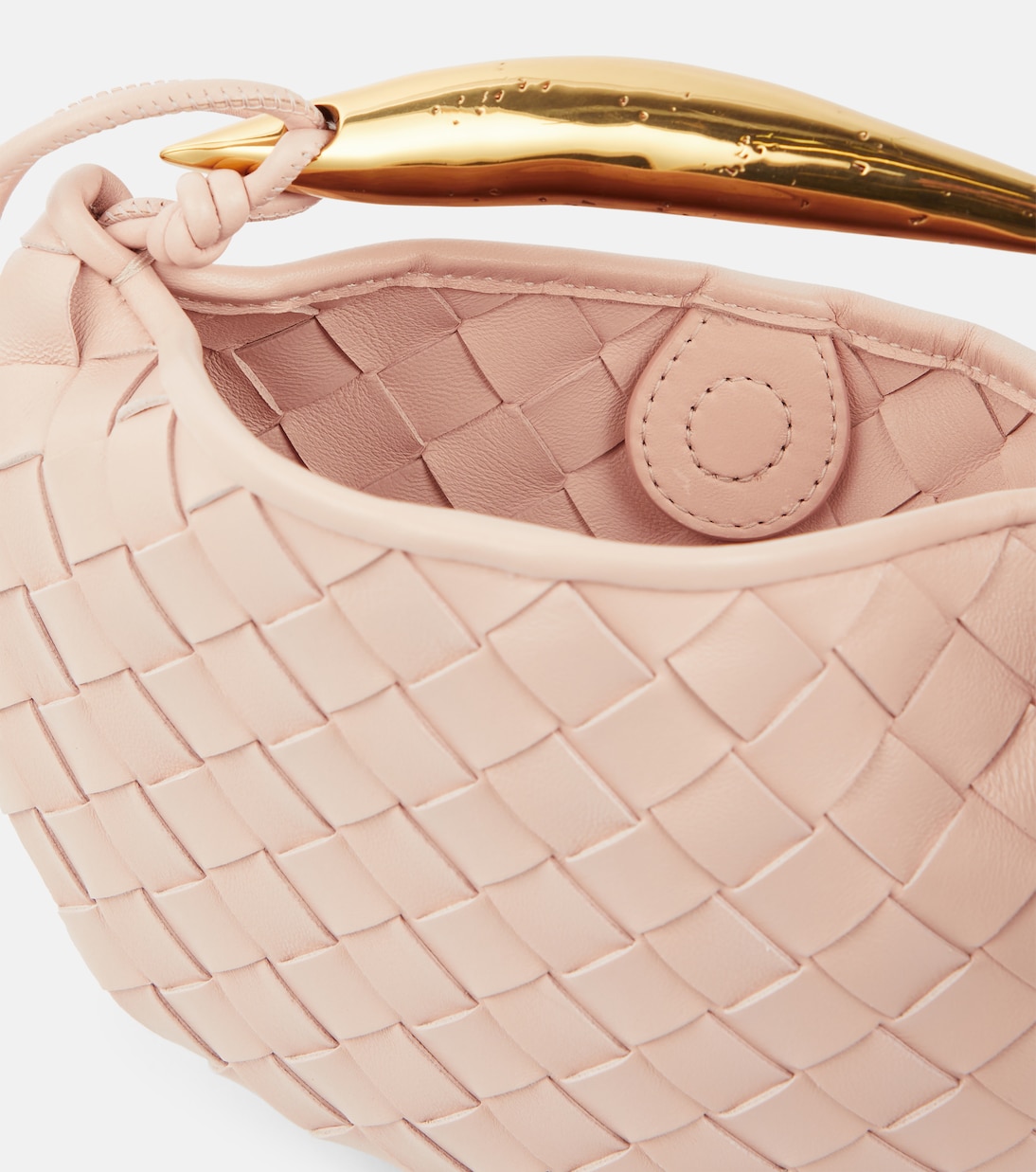 Sardine Intrecciato Baby leather crossbody bag | Bottega Veneta