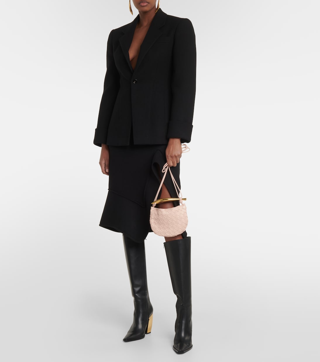 Sardine Intrecciato Baby leather crossbody bag | Bottega Veneta