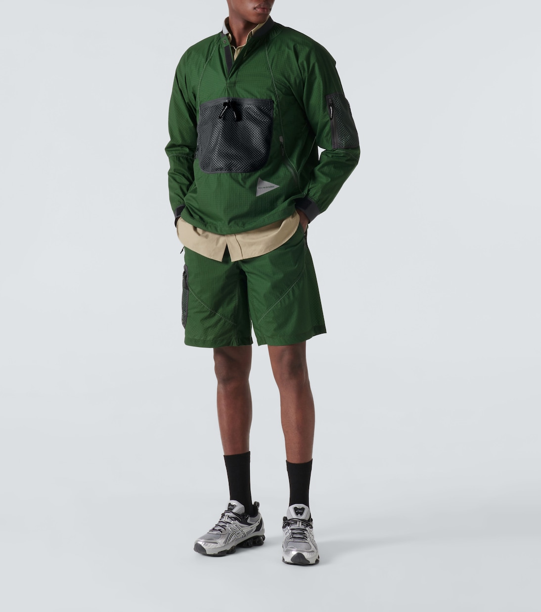 Shorts de nylon ripstop | And Wander
