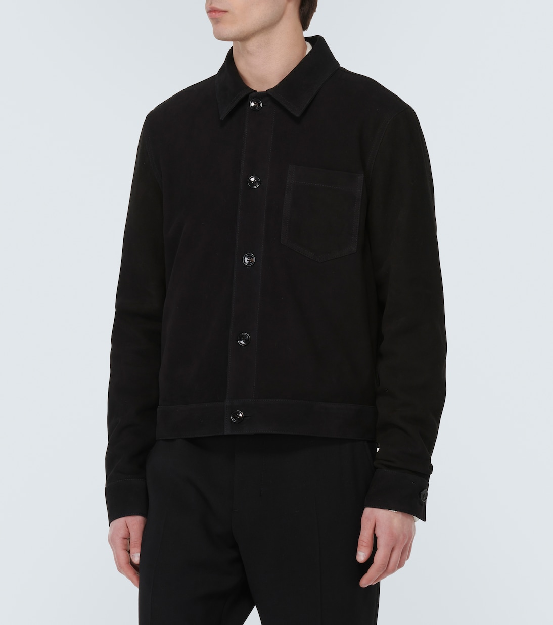 Hemdjacke aus Veloursleder | Ami Paris