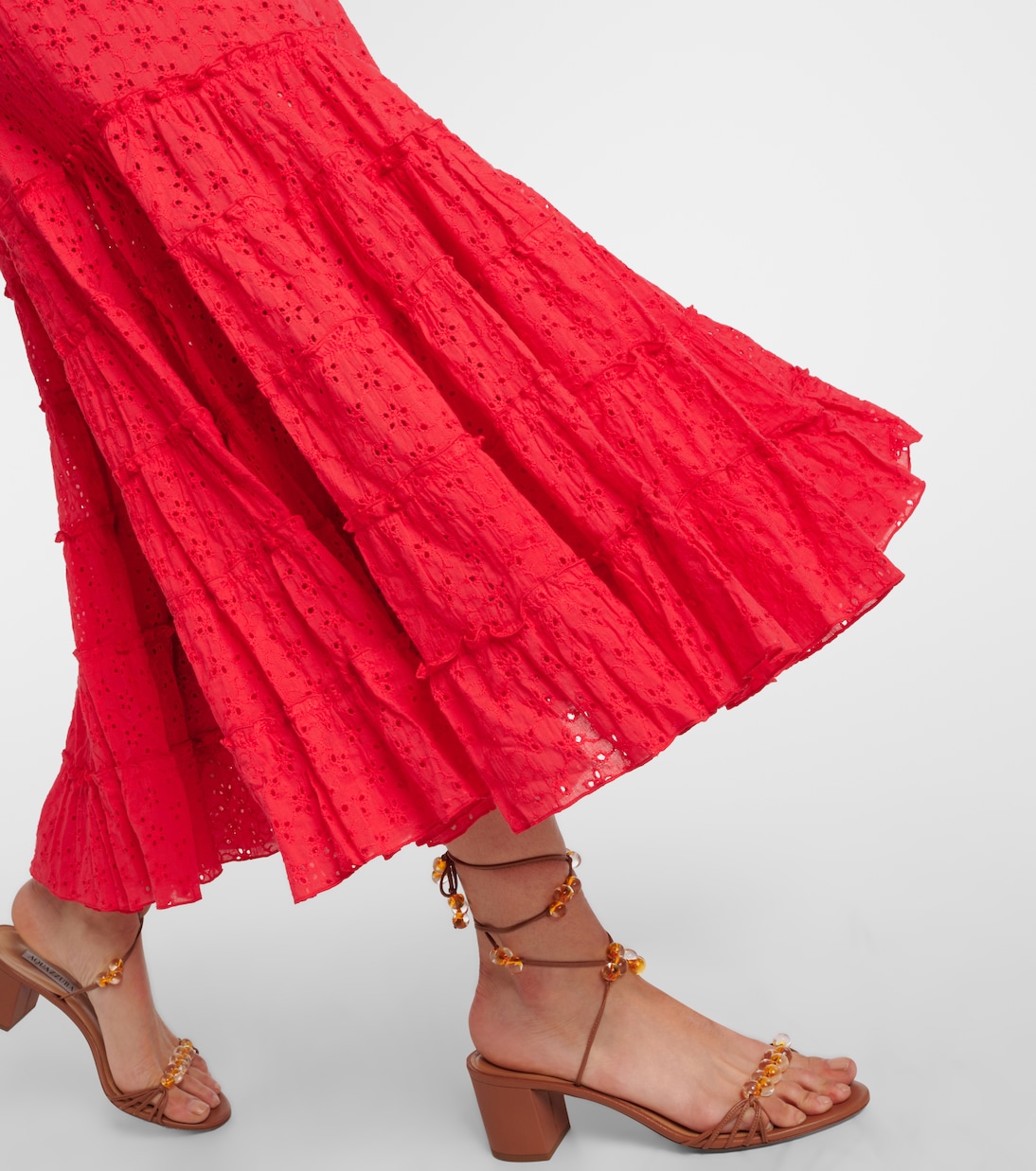Soledad off-shoulder cotton midi dress | Poupette St Barth