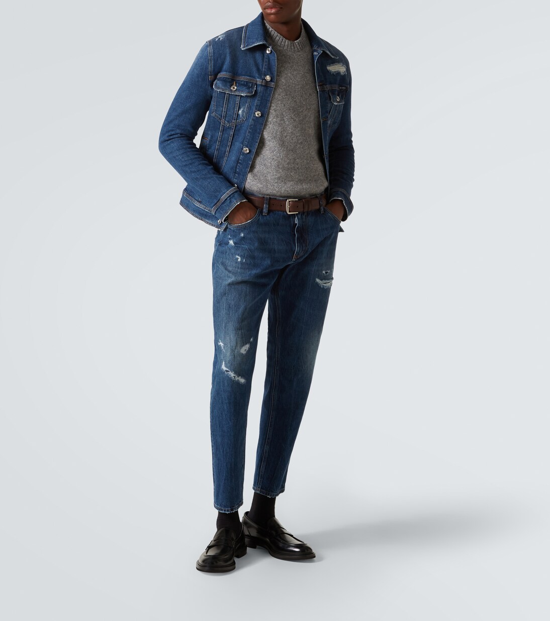Pullover DG aus einem Wollgemisch | Dolce&Gabbana