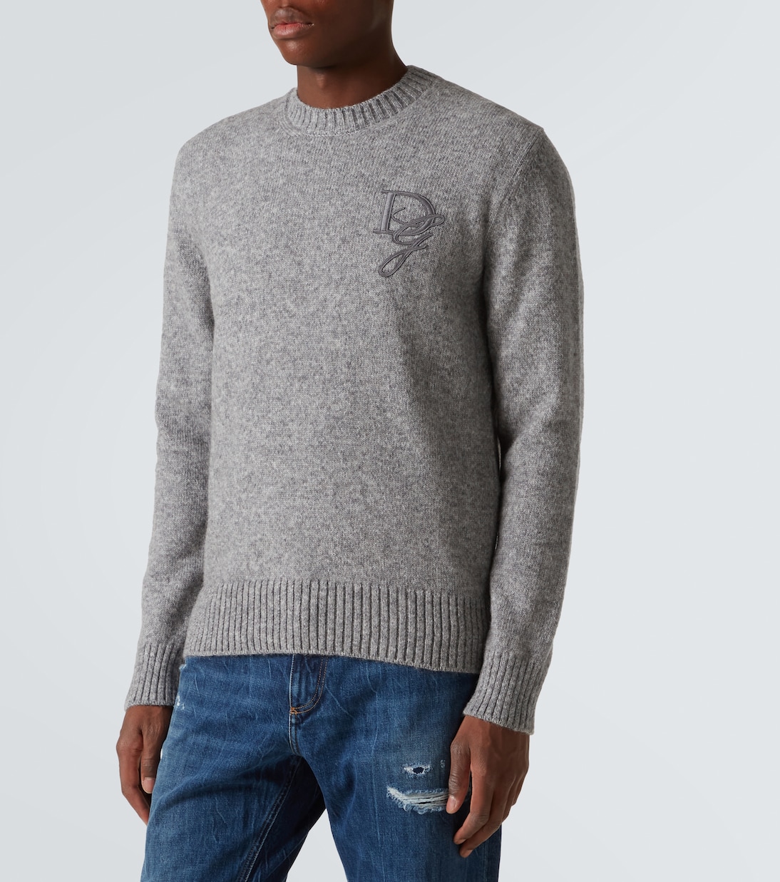 Pullover DG aus einem Wollgemisch | Dolce&Gabbana