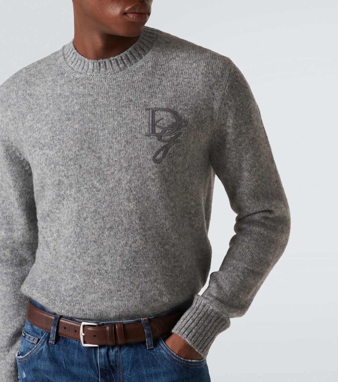 Pullover DG aus einem Wollgemisch | Dolce&Gabbana