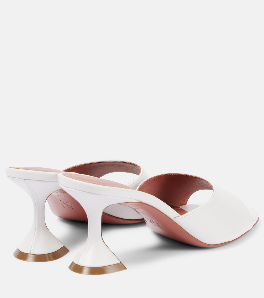 Mules Lupita 70 in pelle | Amina Muaddi