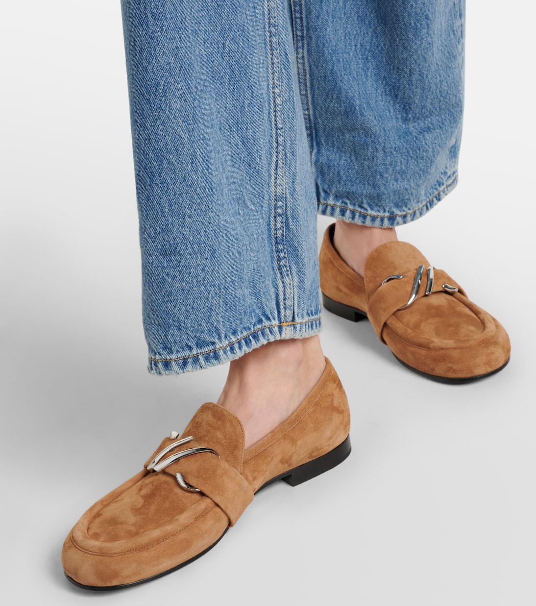 Mocassins Monogram en daim | Proenza Schouler