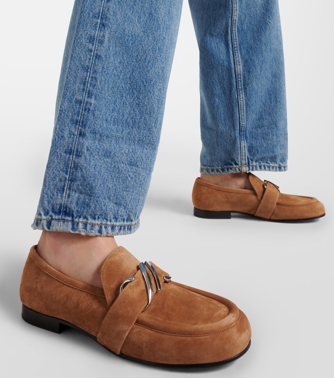 Mocassins Monogram en daim | Proenza Schouler