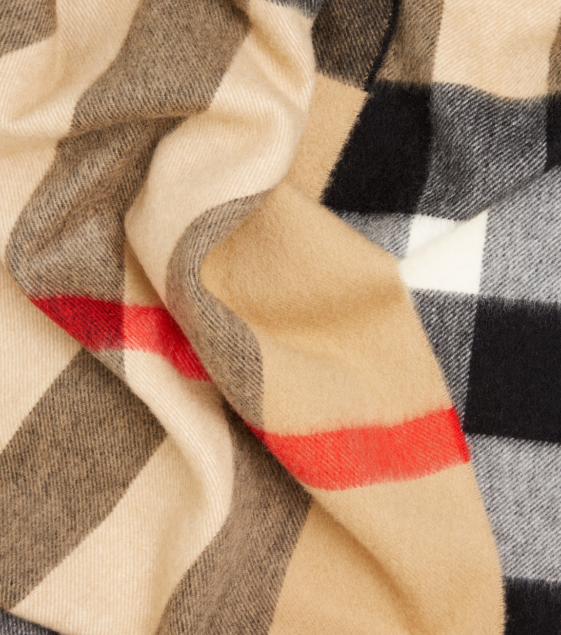 Sciarpa in cashmere con motivo Check, elegante e giovane, firmata Burberry