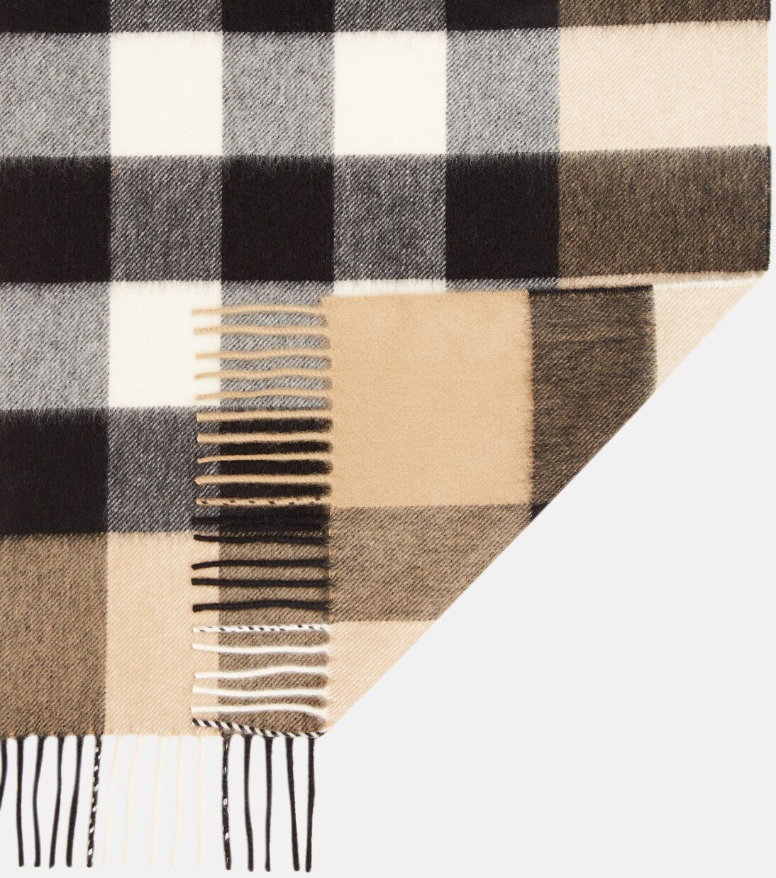 Sciarpa in cashmere con motivo Check, elegante e giovane, firmata Burberry