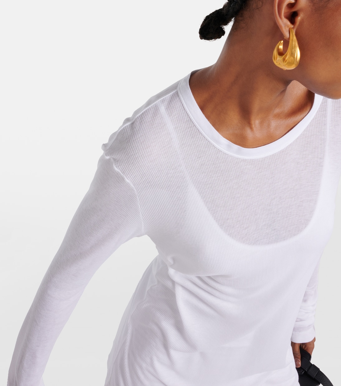 Top in maglia a coste Morton | Khaite