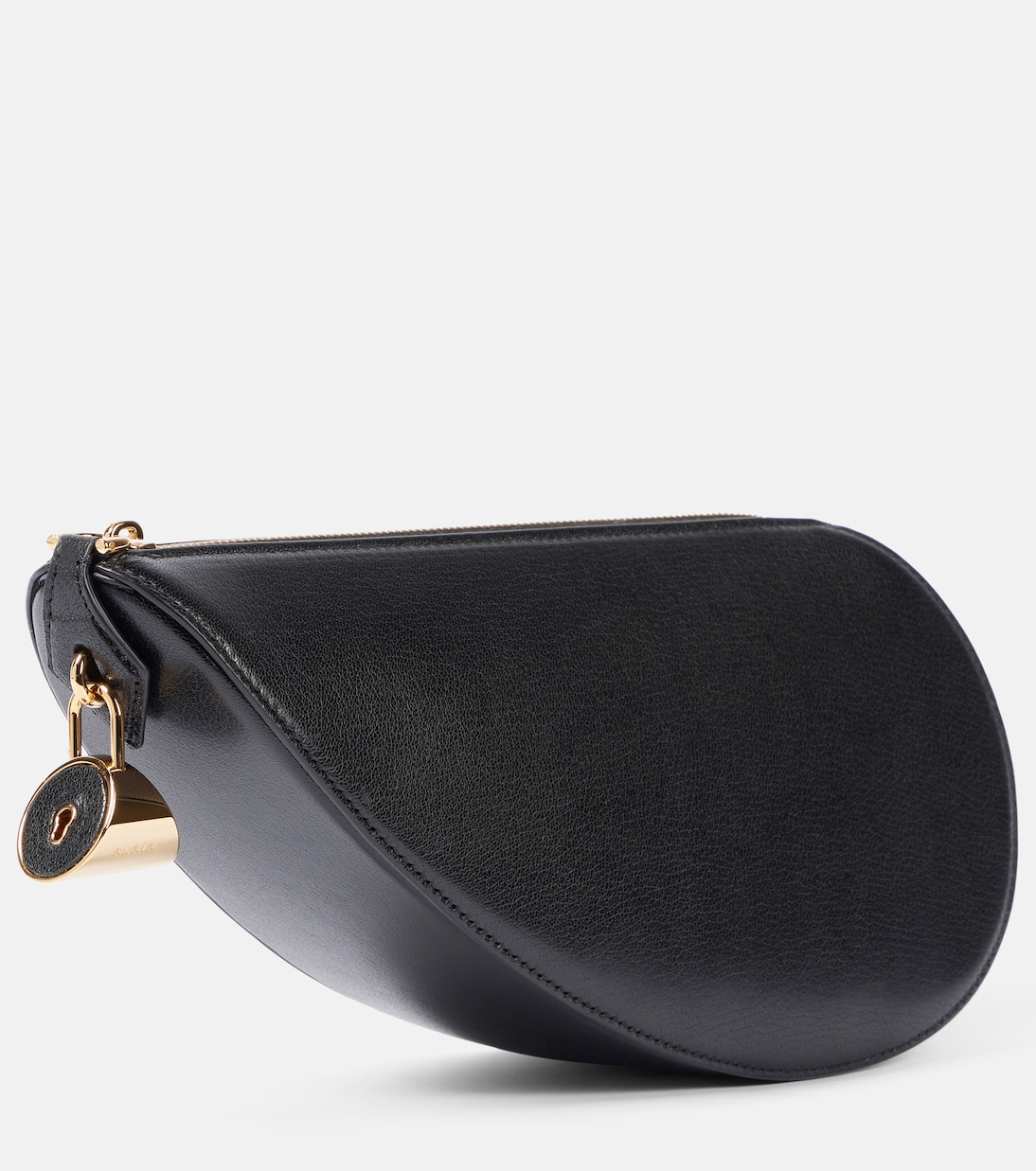 Clutch Le Demi Cœur aus Leder | Alaïa