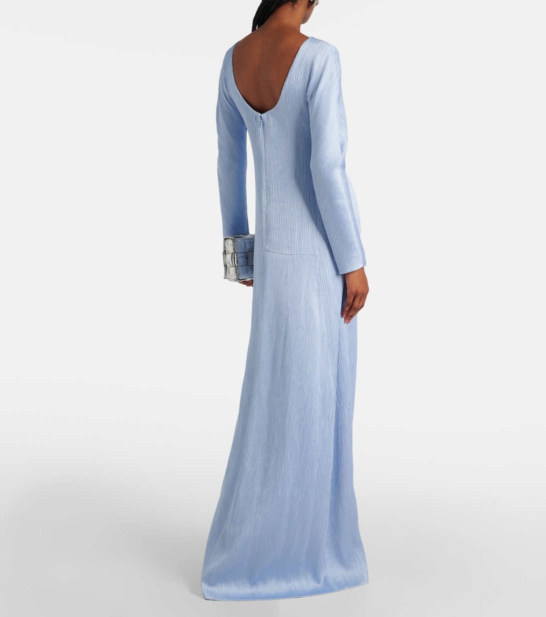 Uriela plissé satin gown | Emilia Wickstead