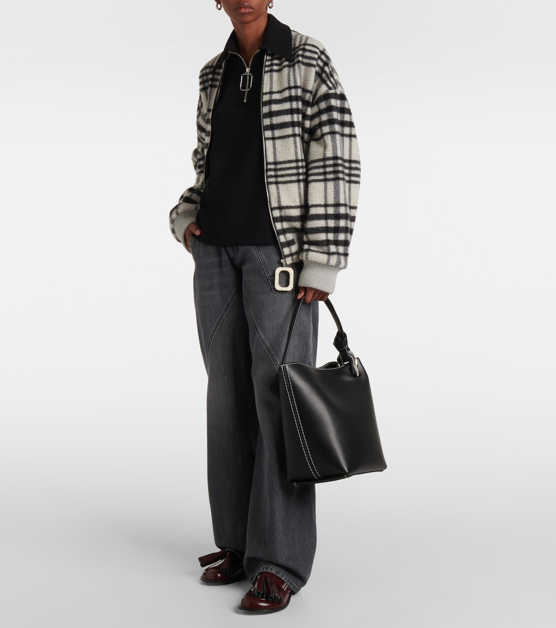 Sac seau Corner en cuir | JW Anderson