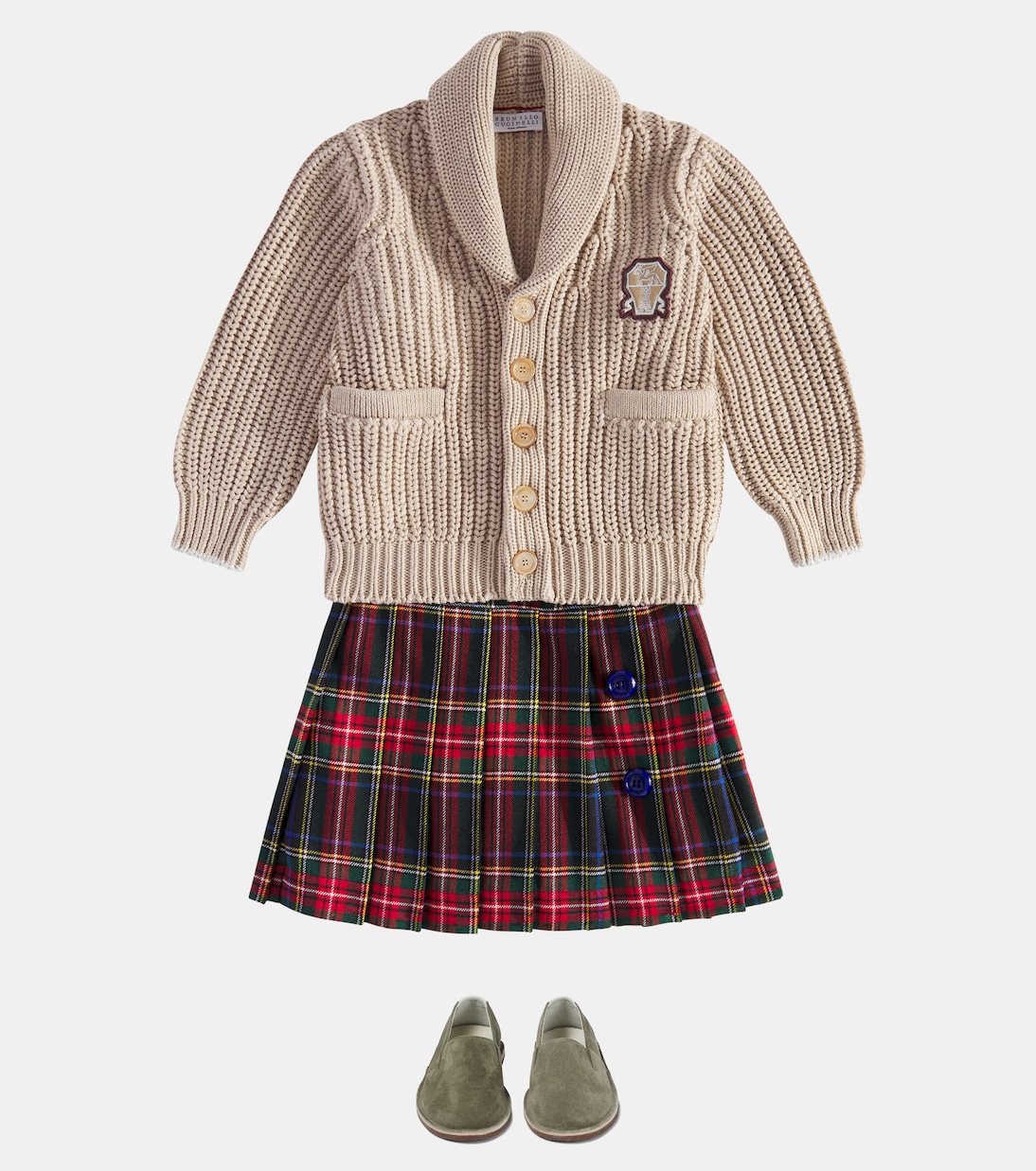 Cardigan in cotone | Brunello Cucinelli Kids