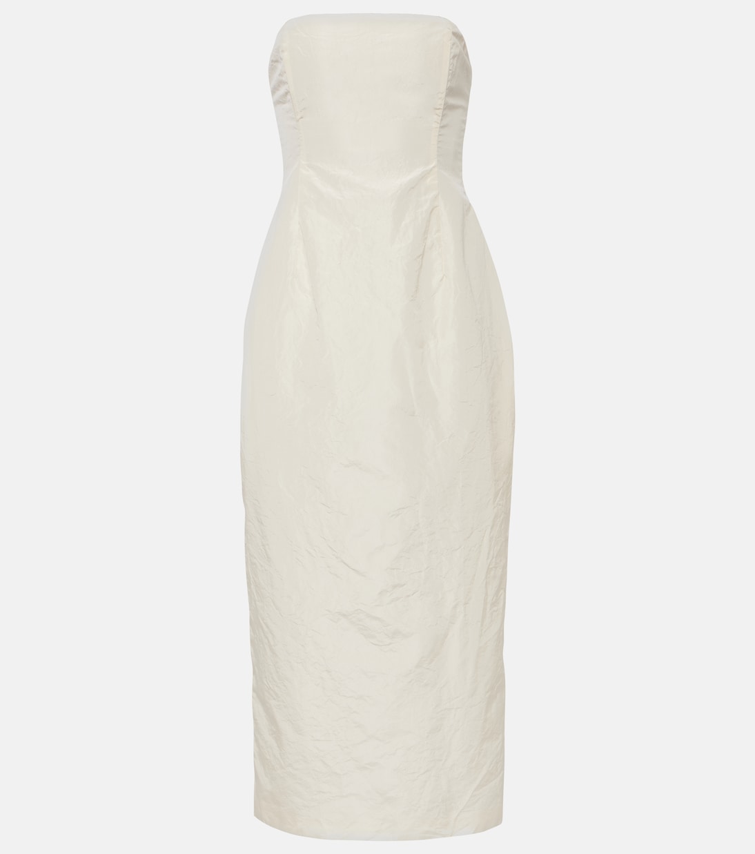 Robe midi bustier en soie | Magda Butrym