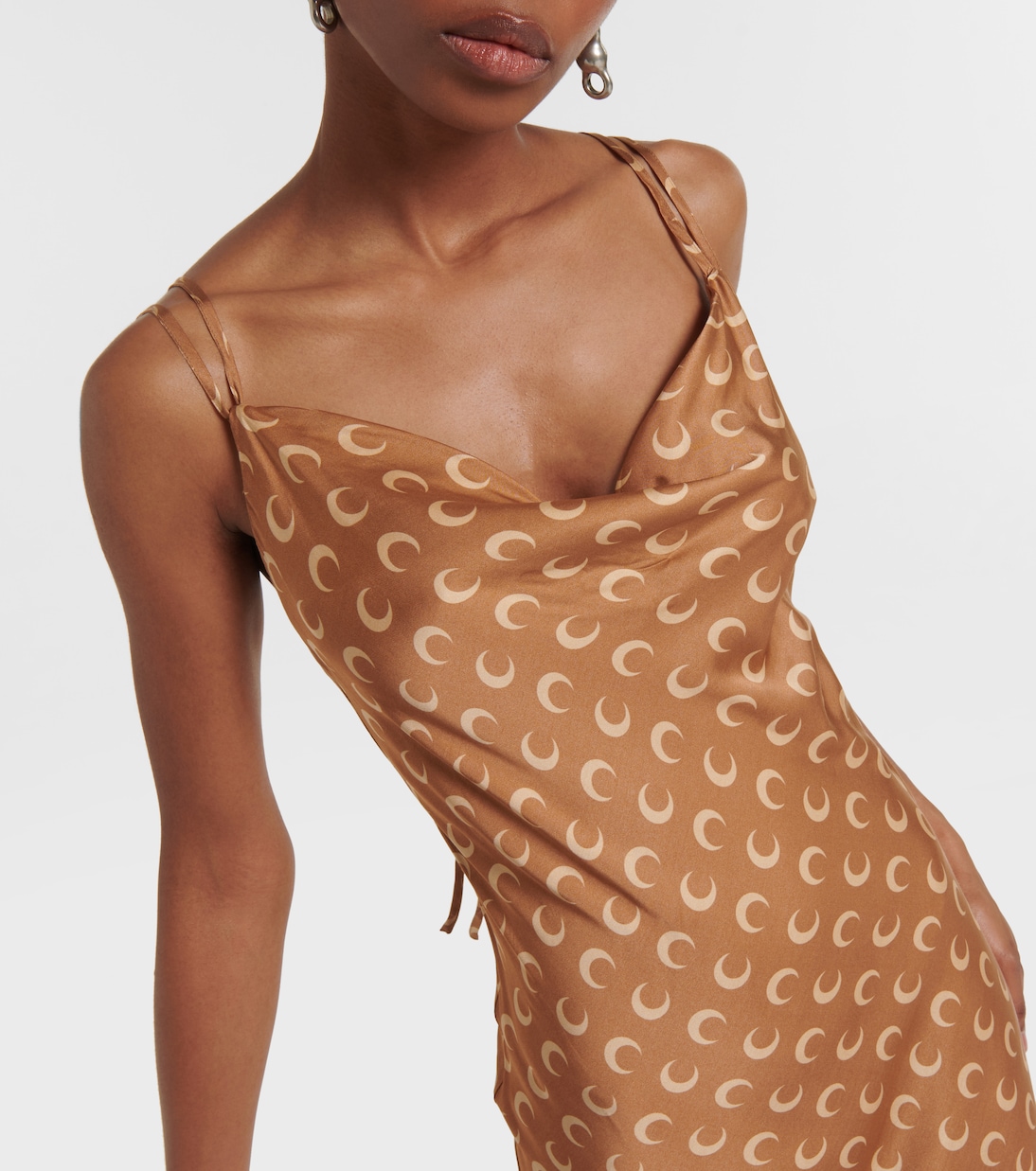 Moon satin slip dress | Marine Serre