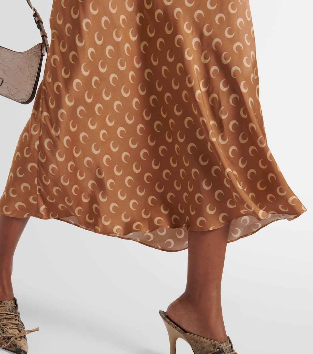 Moon satin slip dress | Marine Serre