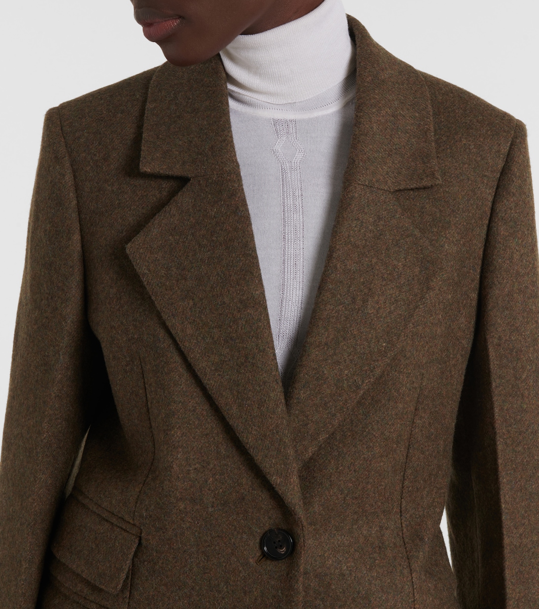 Blazer in flanella di lana vergine | Ferragamo
