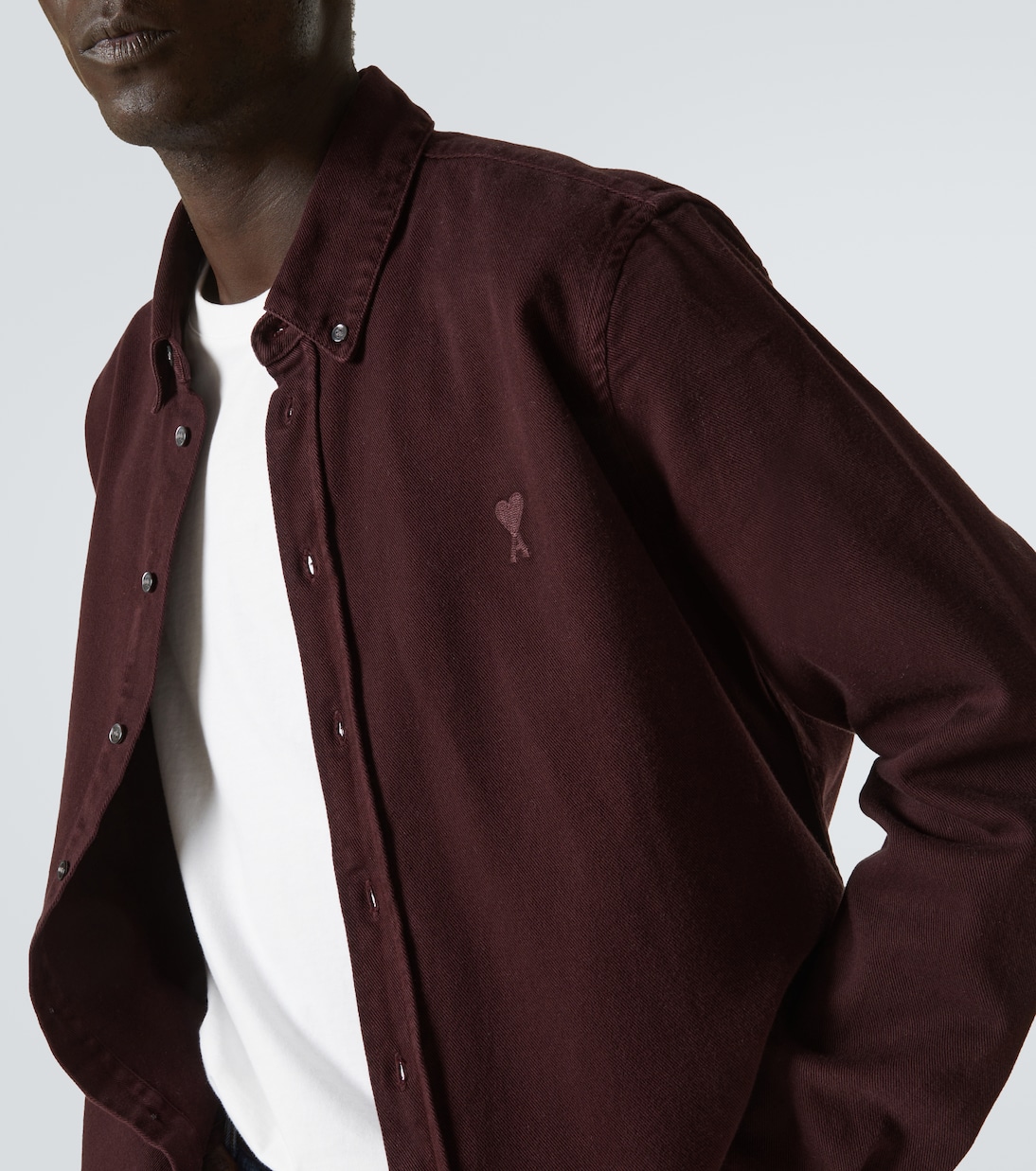 Camicia Ami de Cœur in twill di cotone | Ami Paris