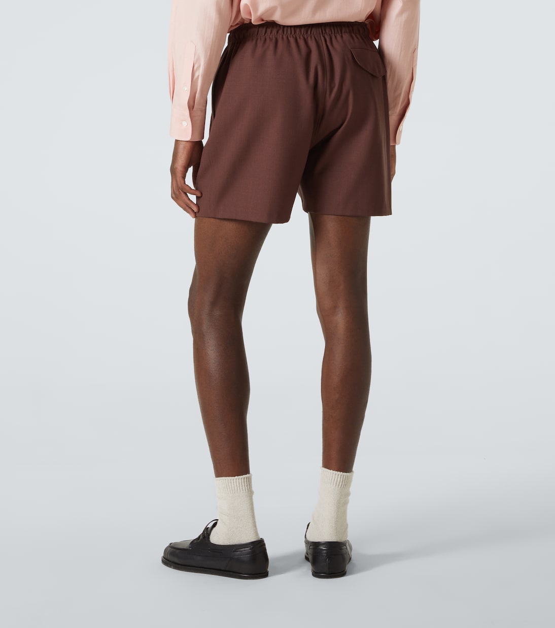 Shorts in lana e mohair | Auralee