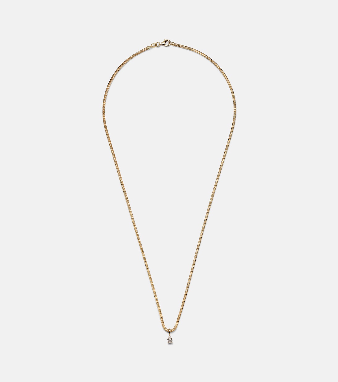 Collana Franco in oro 18kt con diamanti | Anita Ko