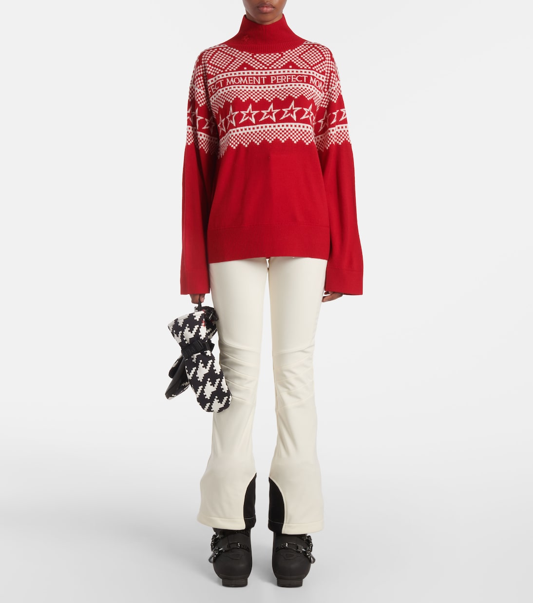 Pullover in lana con intarsio | Perfect Moment