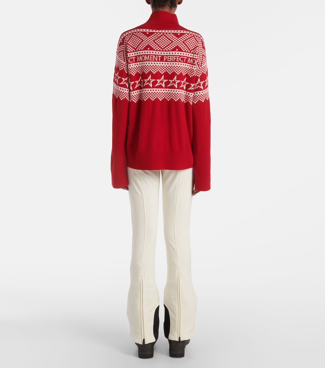 Pullover in lana con intarsio | Perfect Moment