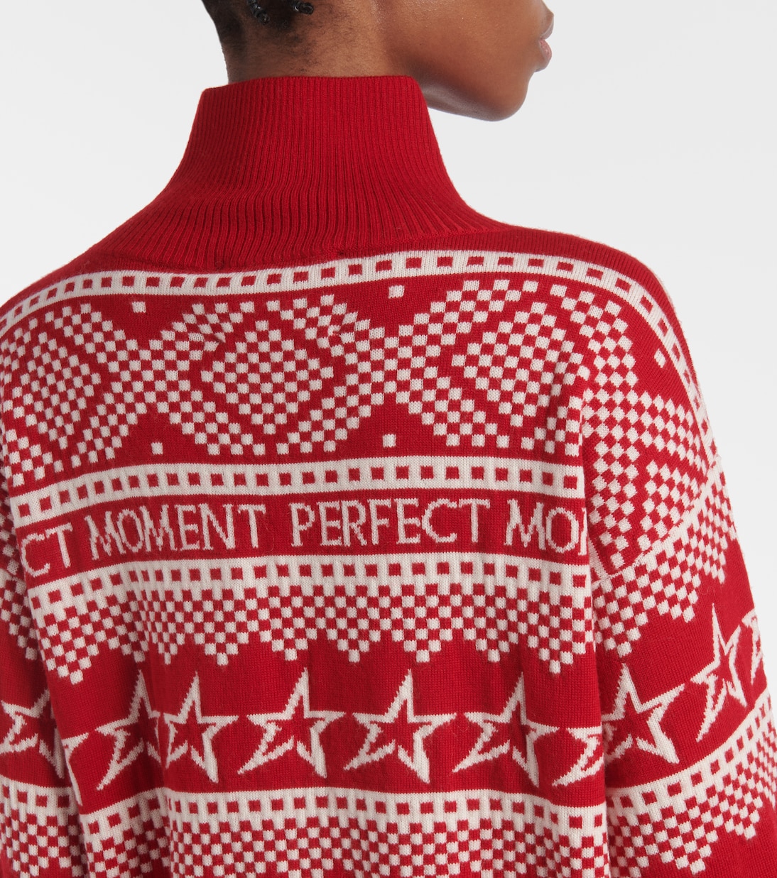 Pullover in lana con intarsio | Perfect Moment