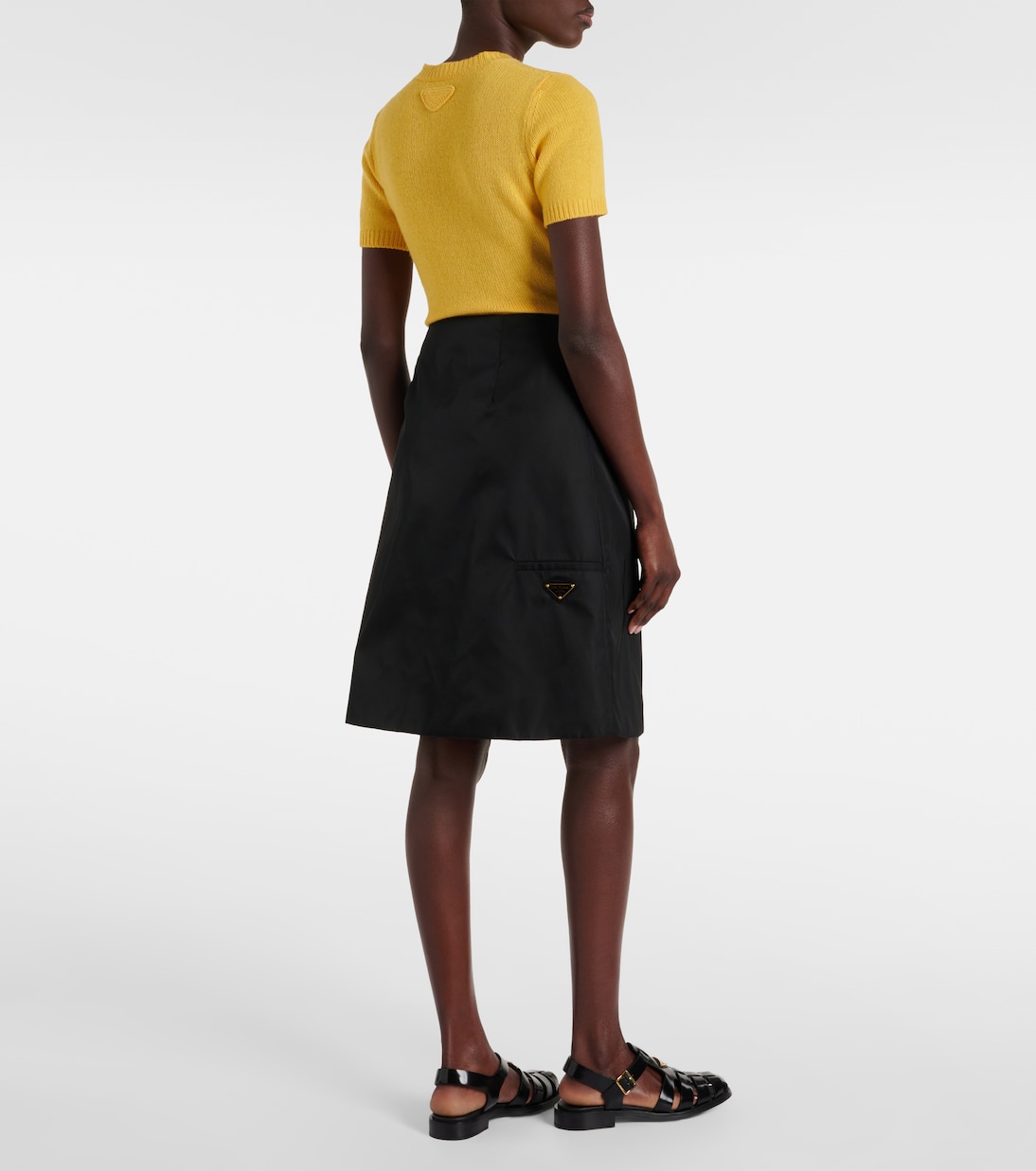 Falda midi de Re-Nylon | Prada