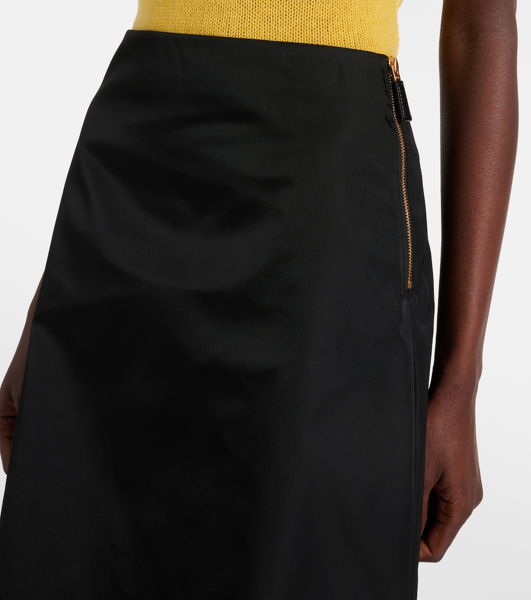 Falda midi de Re-Nylon | Prada