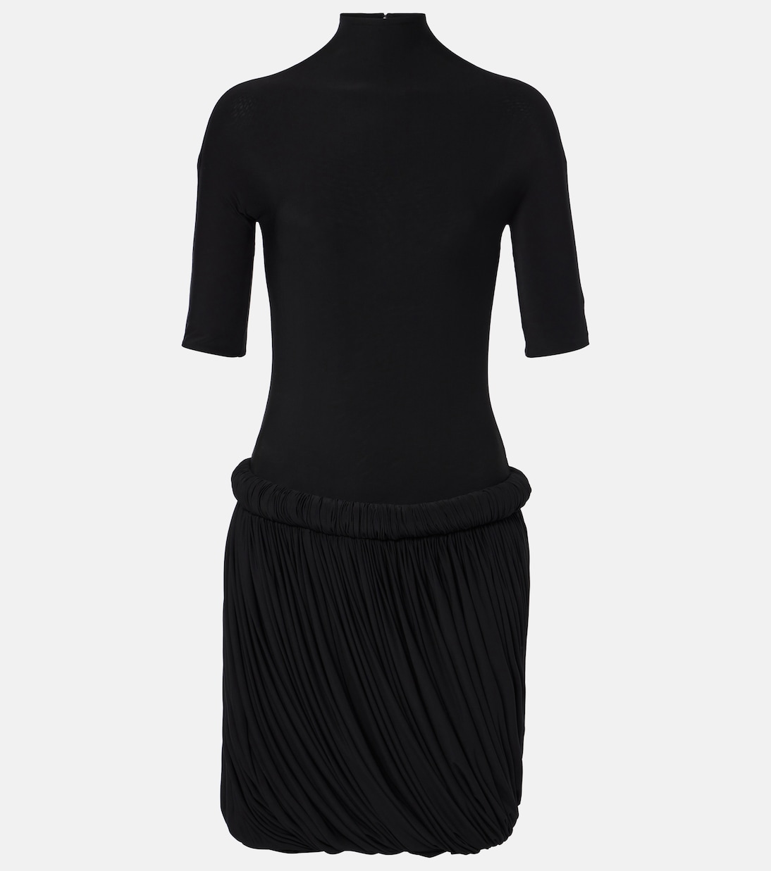 Abito midi in jersey drappeggiato | Alaïa