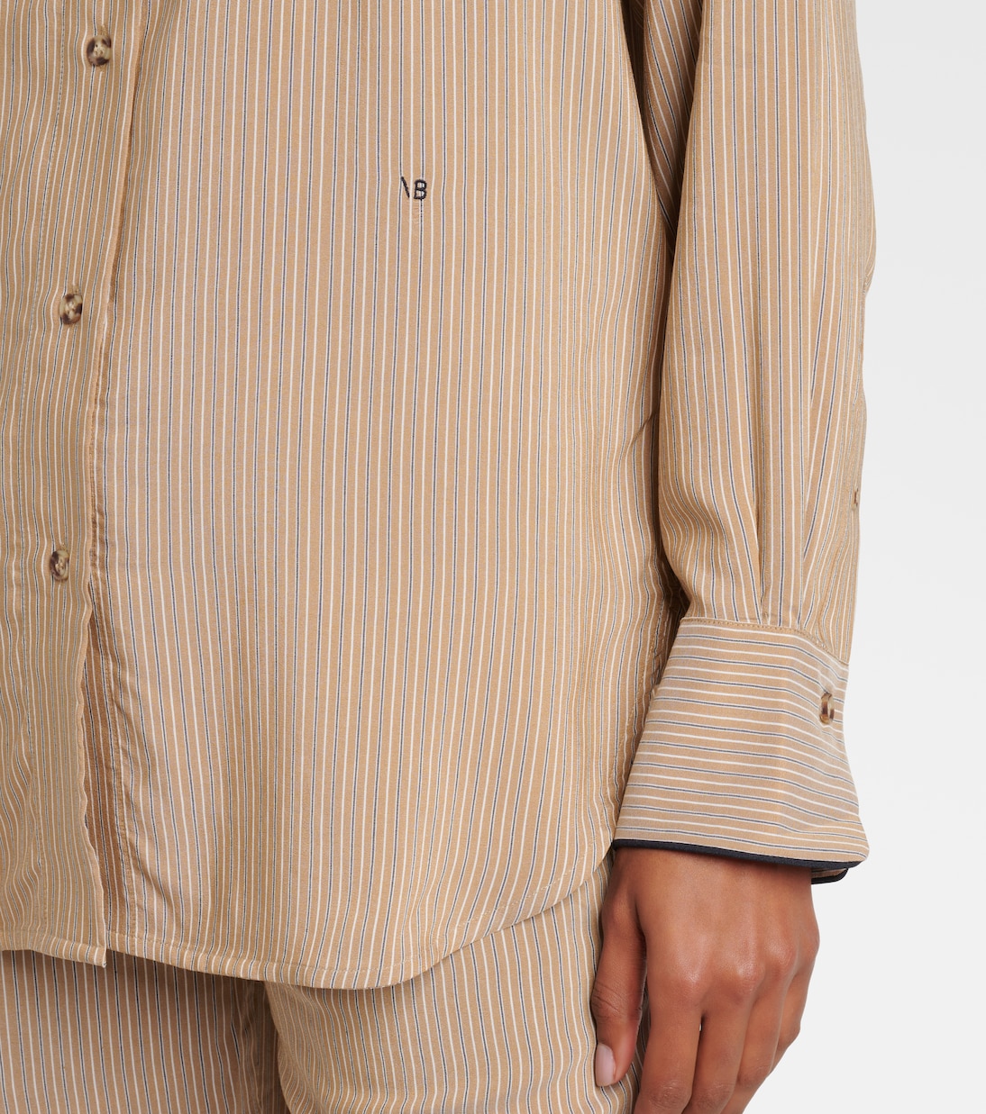 Striped pajama shirt | Victoria Beckham