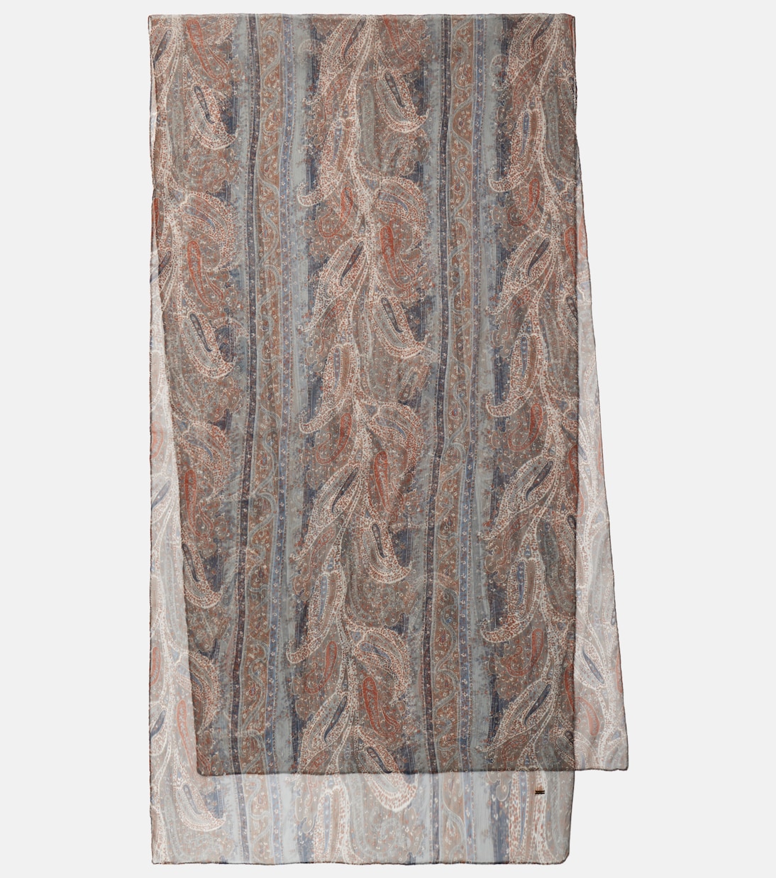 Foulard in seta stampata Saint Laurent per stile giovane e trendy