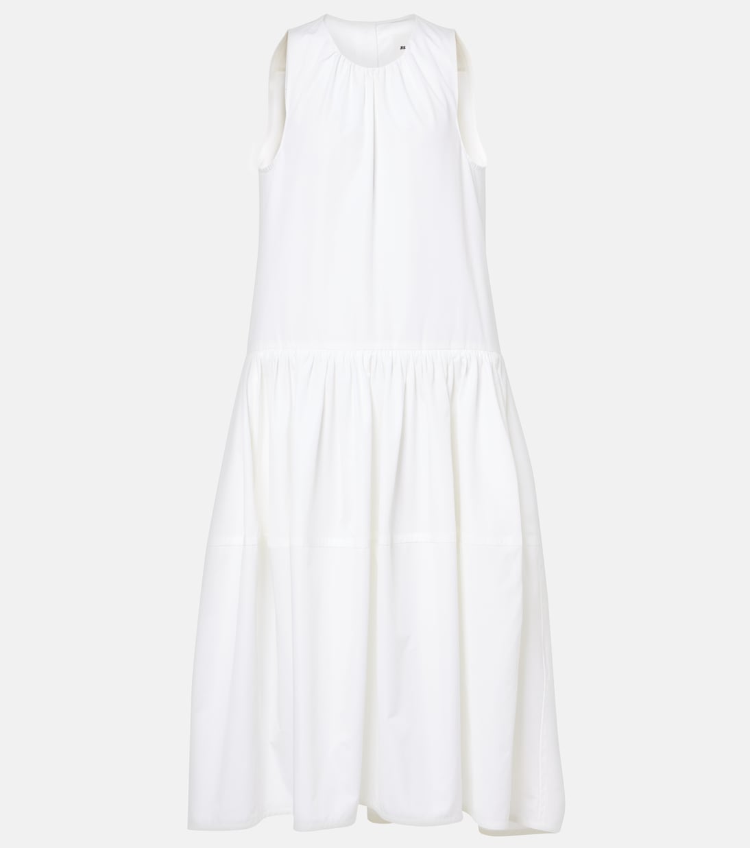 Robe midi en coton | Jil Sander