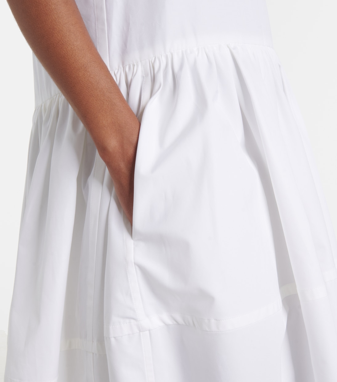 Robe midi en coton | Jil Sander
