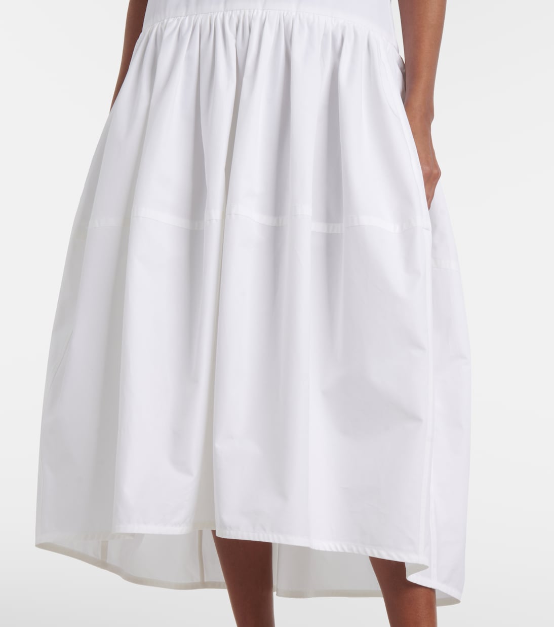 Robe midi en coton | Jil Sander