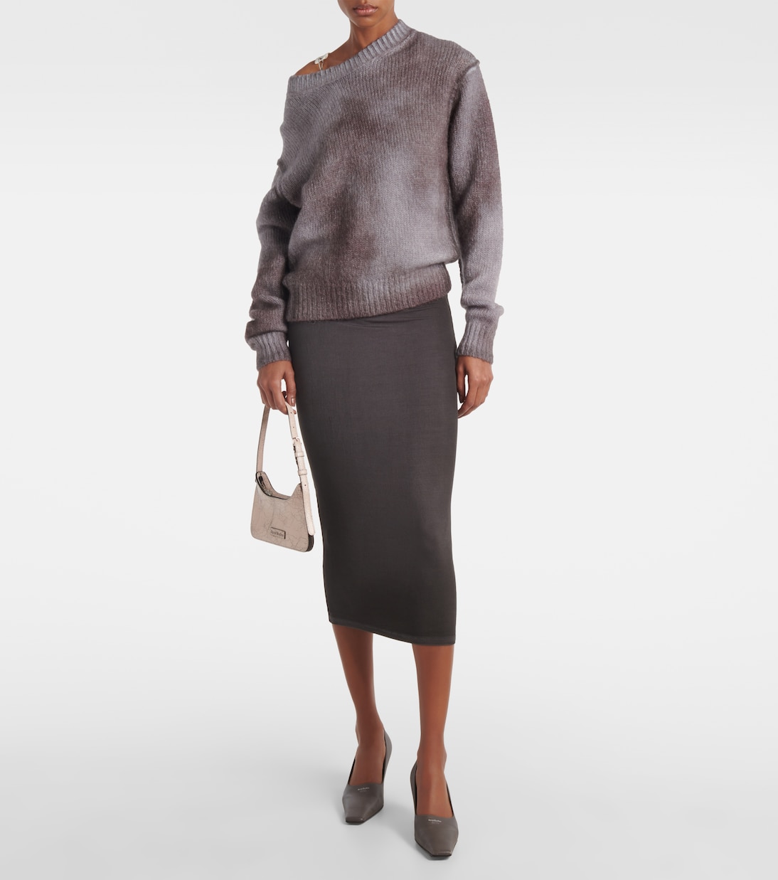 Falda midi de tiro medio | Acne Studios