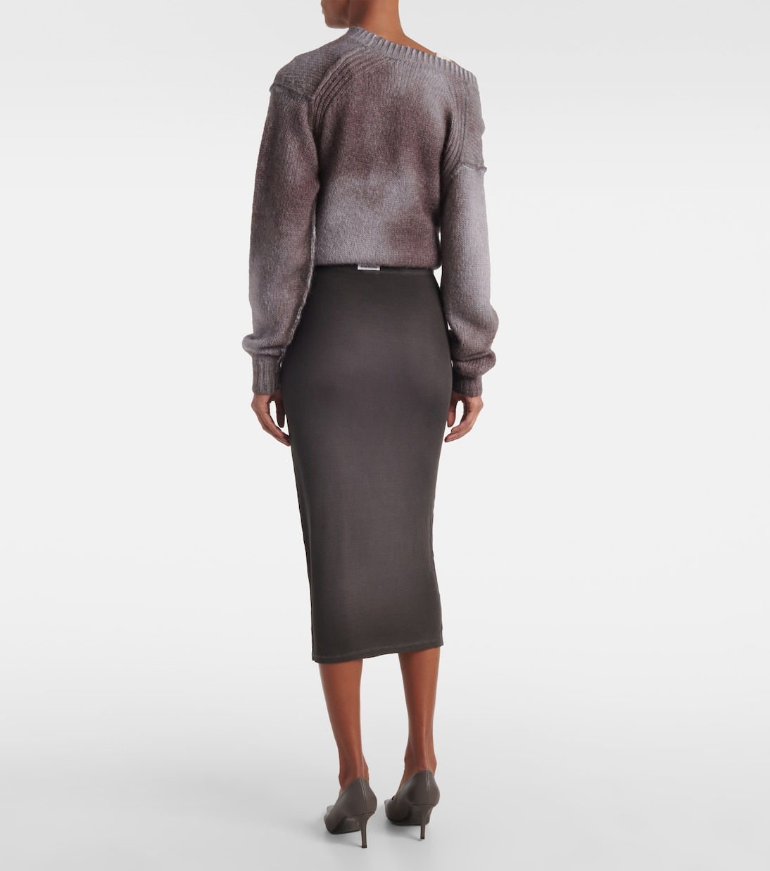 Falda midi de tiro medio | Acne Studios
