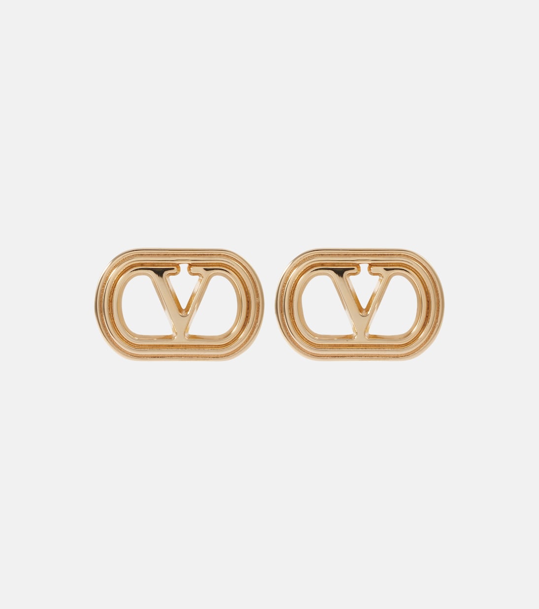 Orecchini Ovaletti Valentino con Logo V, stile giovane e trendy