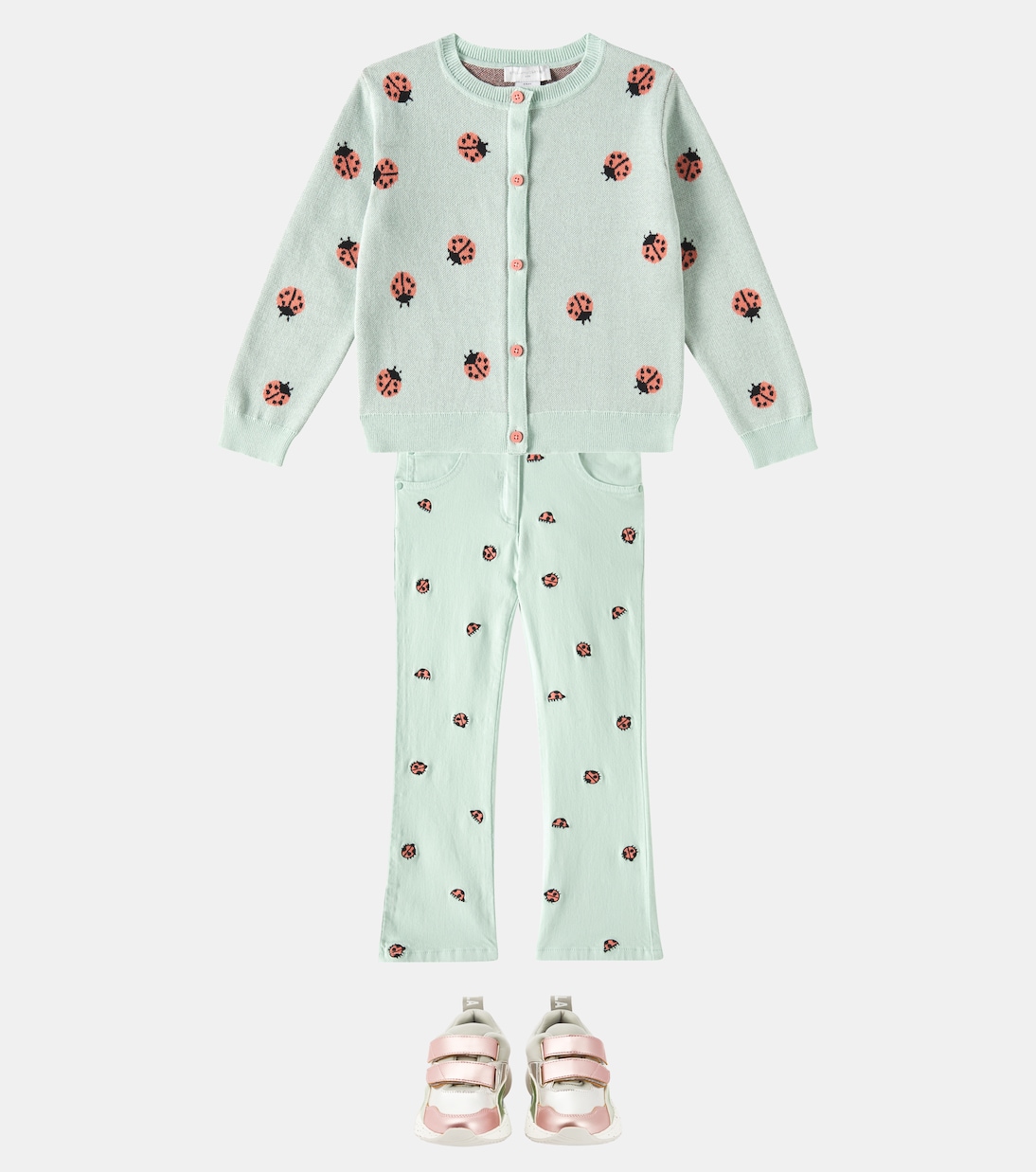 Cárdigan de algodón en jacquard | Stella McCartney Kids