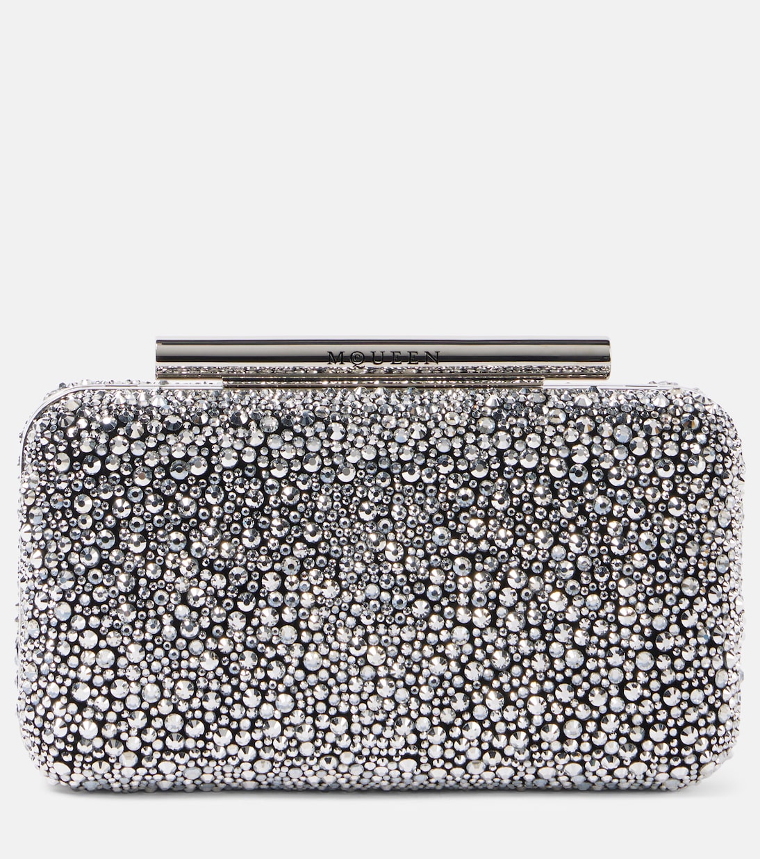 Clutch McQueen T-Bar con cristalli | McQueen