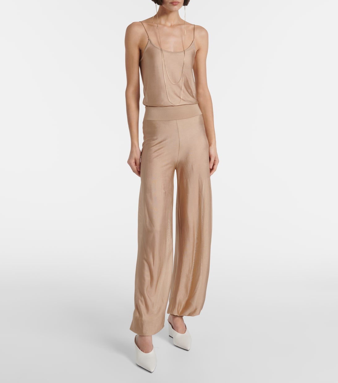 Knitted wide-leg pants | Alaïa