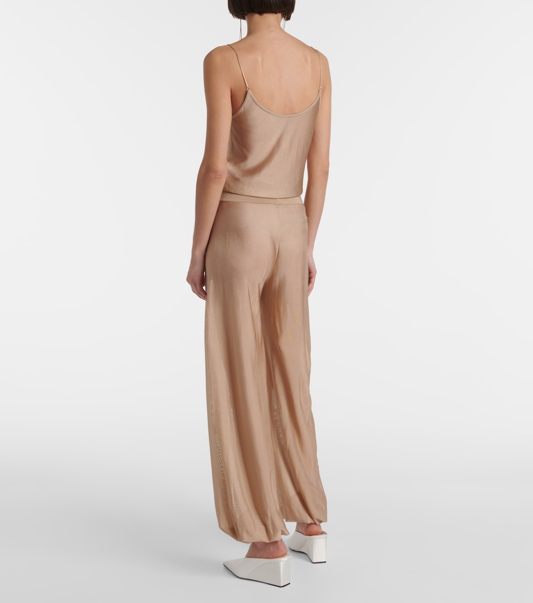 Knitted wide-leg pants | Alaïa
