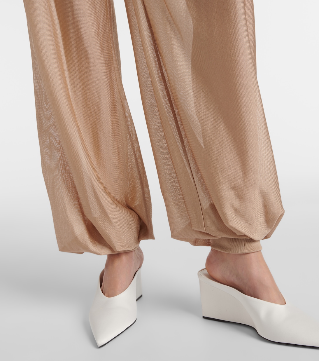 Knitted wide-leg pants | Alaïa