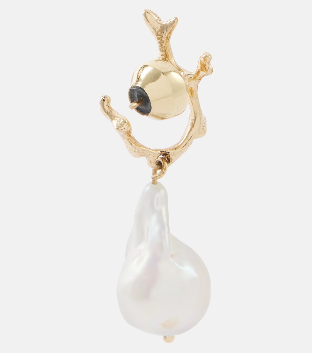 Orecchini Sogni di Corallo con Perla d'Acqua Dolce - Collezione ALÉMAIS per Giovani Stilisti