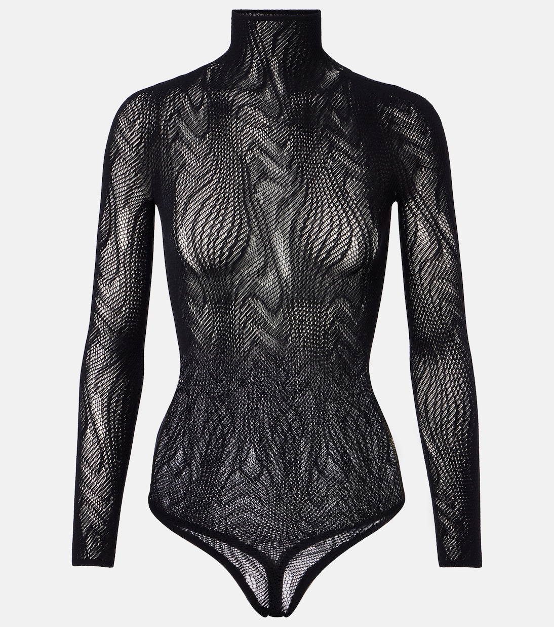 Sheer mesh bodysuit | Wolford